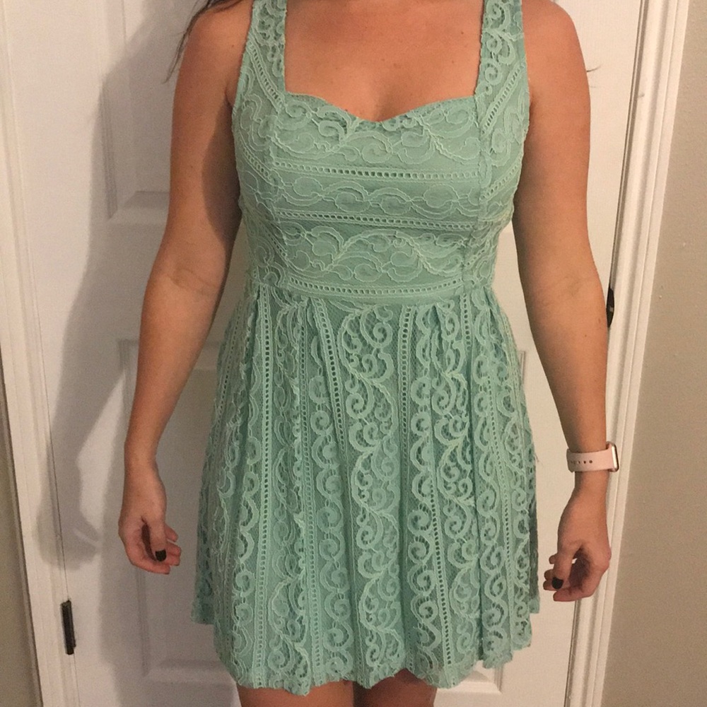 Mint Green spring dress